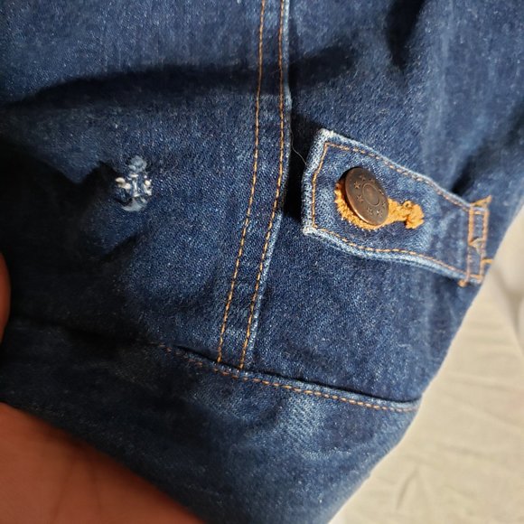 Vintage Daniel Brand Over Sized Blue Denim Jacket - Picture 9 of 11